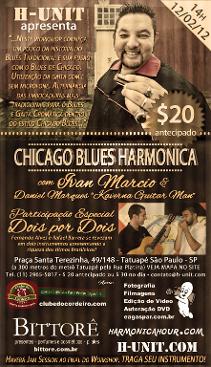Workshop sobre a harmônica no CHICAGO BLUES com Ivan Marcio